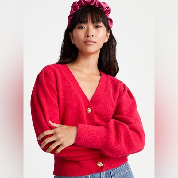 & Other Stories Puff Sleeve Cardigan - Picture 13 of 16